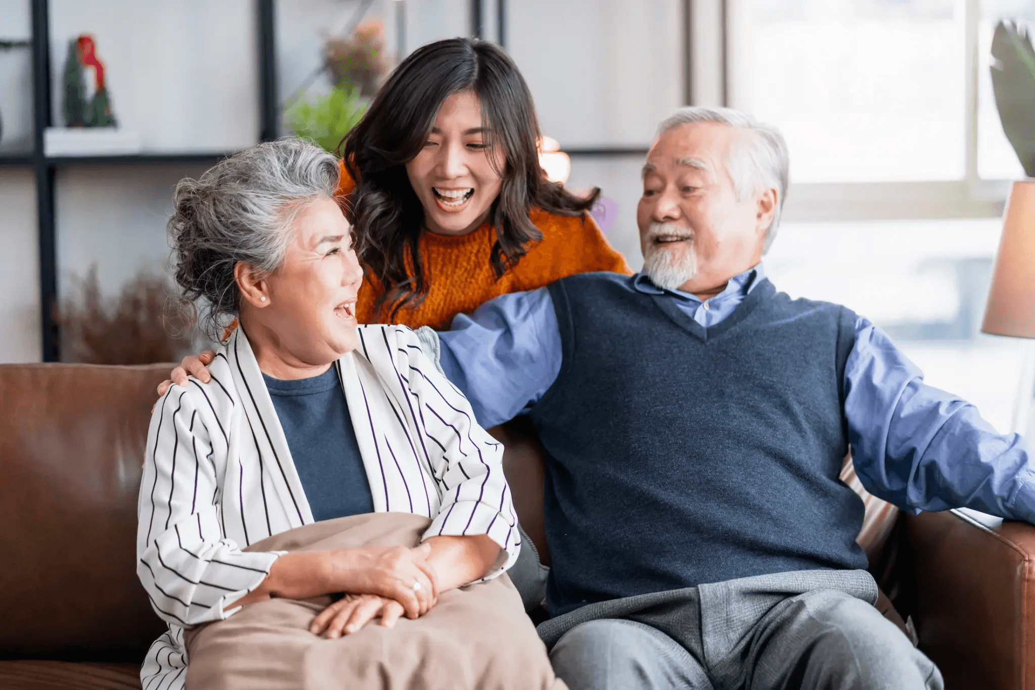 Happy family with CDCP coverage